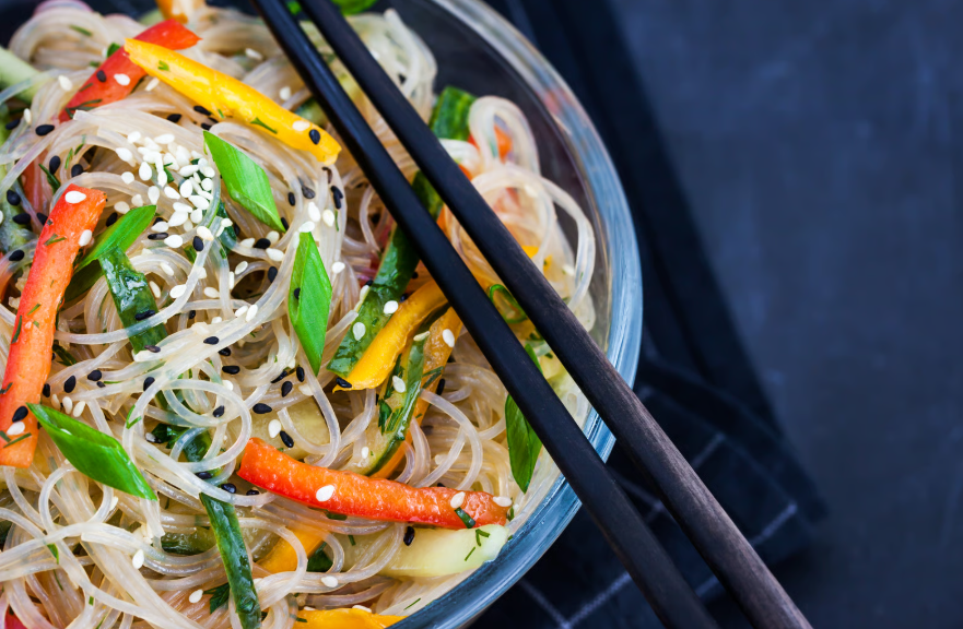 Noodles con verduras